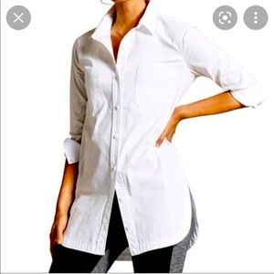 Athleta button down tunic top